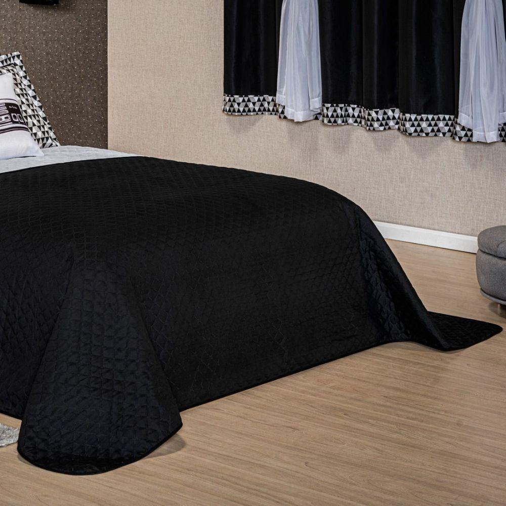 Cobre Leito Game Retrô Dupla Face com Almofada Casal 6pçs - 4