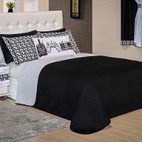 Cobre Leito Game Retrô Dupla Face com Almofada Casal 6pçs - 1