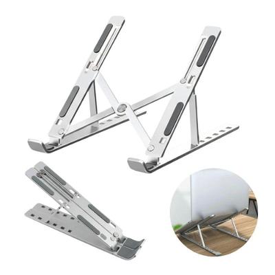 Suporte para Notebook Tablet e Netbook Dobrável Regulagem Ergonômica Liga de Alumínio