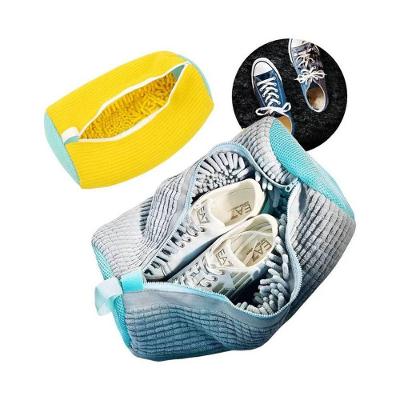 Saco para Lavagem de Calçados e Roupas Delicadas Saco para Máquina de Lavar Tênis Sapatos Dacron