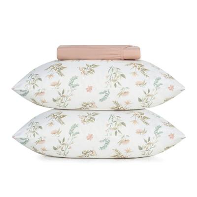Jogo de Cama Casal Toque Acetinado Encanto 3 Peças Floral Rosa Altenburg