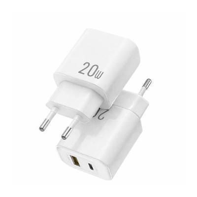 Kit Carregador Turbo 20W USB Tipo-C Duplo Carregamento Branco 02 Fontes