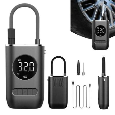 Mini Compressor de Ar Portátil Digital Recarregável sem Fio Multifuncional Visor Preciso