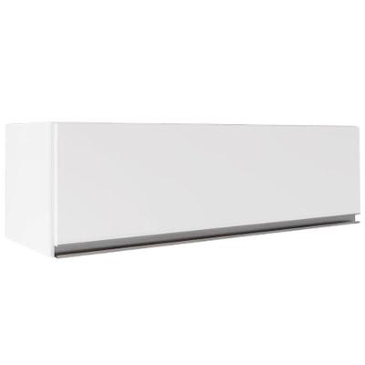Armário Aéreo de Geladeira Helo 1 Porta MDP 80CM Branco Suspenso para Cozinha Hêlo Móveis