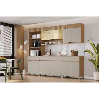 Kit Cozinha Realeza 5 Peças 4 Gavetas MDF Carvalho e Greice Nesher
