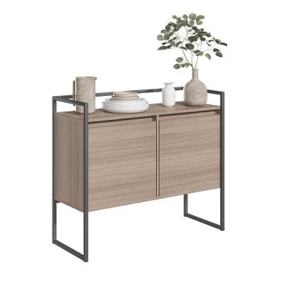 Buffet Junior Cadiz Industrial 2 Portas MDP 100,9CM Branco Casah
