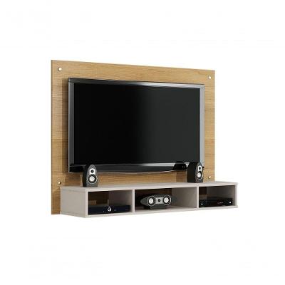 Painel para TV Até 46 Polegadas Atena 120CM MDF Amadeirado Valdemóveis