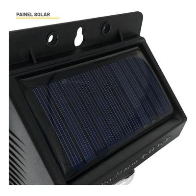 Arandela LED Solar 2W 6500K com Sensor de Presença Preto Taschibra Bivolt