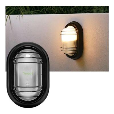 Arandela Externa Caixa de Passagem Tartaruga 40W Bivolt Preto Taschibra