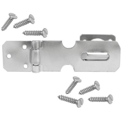 Aliança Importação Porta Cadeado 2 51mm Zincada Aço Zincado 2 Polegadas Kit 50 Unidades