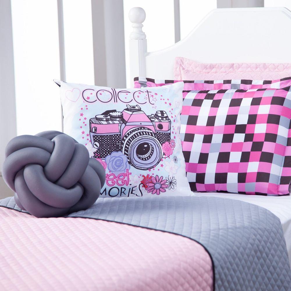 Cobre Leito Memories Almofadas 05 Peças - 8