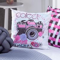 Cobre Leito Memories Almofadas 05 Peças - 9