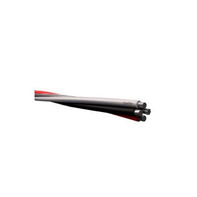 Cabo Elétrico Cabo Mult Alum Quadrup 3x1x25+25mm 3 Condutores 1MM² 25M Corfio