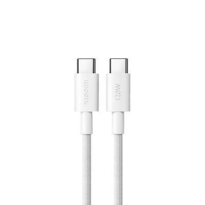 Cabo de Carregamento Xiaomi Trançado USB-C 120W 6A 200CM Branco 1