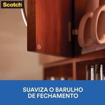 Adesivo Anti Impacto Redondo 3M Brasil HB004263107 Até 10kg Bivolt Transparente