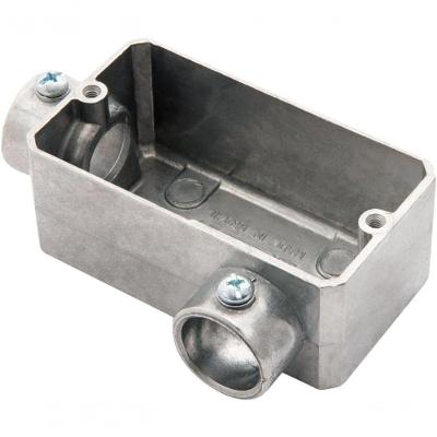 Condulete Fixo 3-4 Tipo LL Versátil sem Tampa Cinza Tramontina