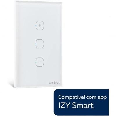Interruptor Dimmer Wi-fi 1101 Controle por App e Comando de Voz Branco Intelbras