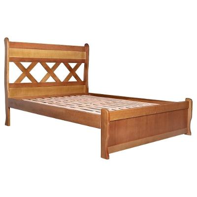 Cama de Casal Cama X Madeira Macica Mogno Mell Marrom Milani Movelaria