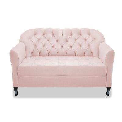 Namoradeira Julia A02 Suede - Amarena Móveis Cor Rosê
