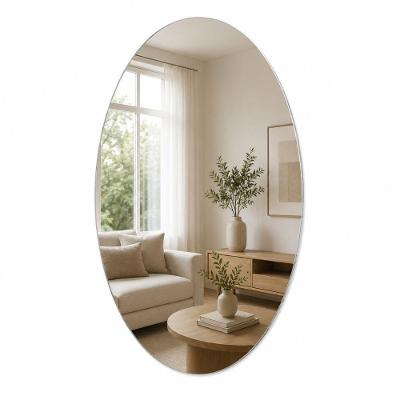 Espelho Decorativo Espelho Adesivo Oval 40x60CM Autoadesivo Parede Multiuso Yeet