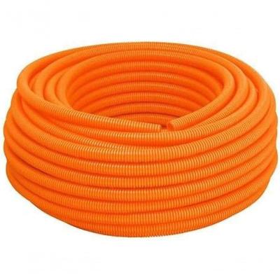 Eletroduto Corrugado Reforçado Flexível Tigreflex PVC 32mm 25m Laranja Não Propaga Chamas Tigre