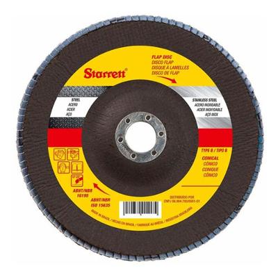 Disco Flap FDS180-40FC Desbaste Zircônio Starrett Grão 40