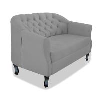 Namoradeira Julia A02 Suede - Amarena Móveis Cor Cinza - 1