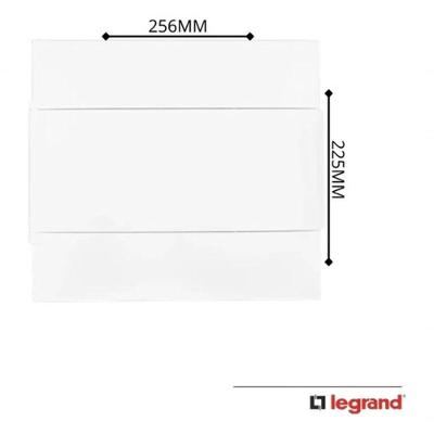Centro de Distribuição Sobrepor 8 DIN 8 Din Branco Pial Design Discreto Porta Reversível Legrand