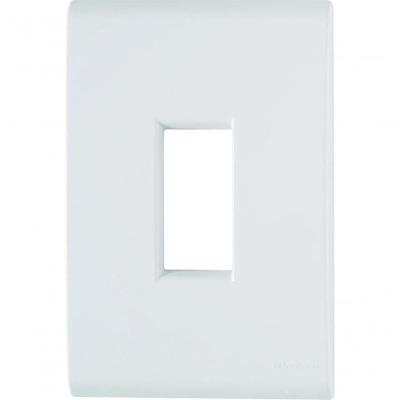 Placa para 1 Módulo Tramontina Liz 4x2 Branco 57106-003