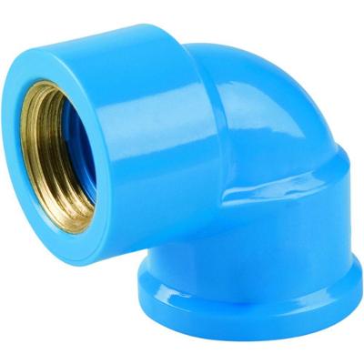 Plastubos LR 90B Joelho Soldável Longo Raio 90 Graus Lateral 20mm X 1-2 Azul