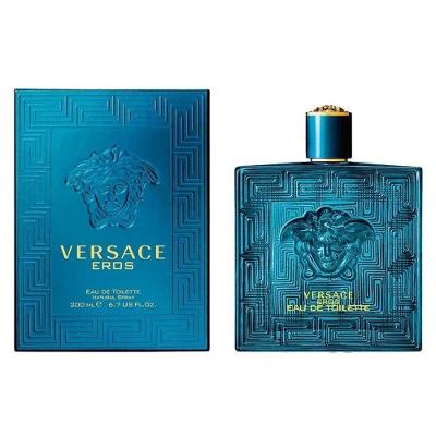Perfume Eros Masculino Eau de Amadeirado Aromático 200ML