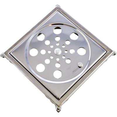 Kitinox Grelha Quadrada com Caixa 100mm Inox para Piso com Aplicacoes em Pisos Industriais e Ralos