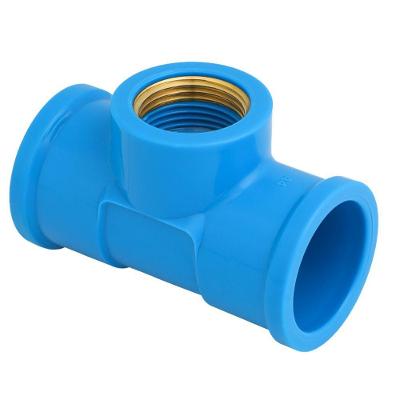 Kit Tê Soldável com Rosca 20mm X 1-2 Latão Entradas Soldáveis Saída Roscável PVC Krona