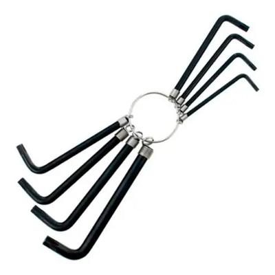Jogo Torx com Argola 9 Peças 1126675 Aço CRV Acabamento Oxidado Sparta Ferramentas