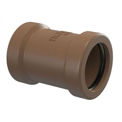 Kit 2 Luvas de Correr Soldáveis 40mm para Manutenções Hidráulicas Marrom Tigre