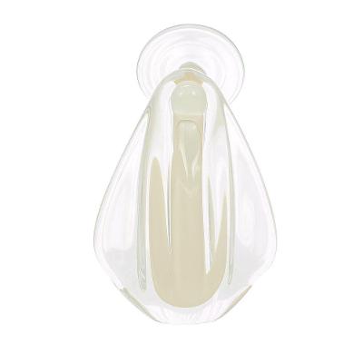 Imagem Religiosa Nossa Senhora Cristal 16CM Transparente com Azul Lemis