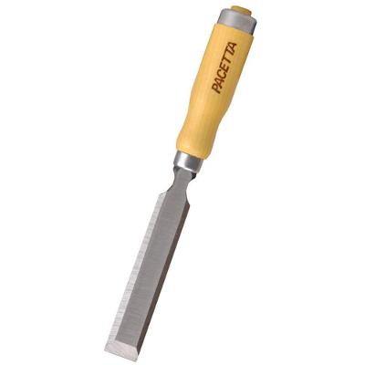 Formão Chanfrado R-2094 5-8 Lâmina Aço Carbono Tratamento Térmico Cabo Madeira Pacetta Ferramentas