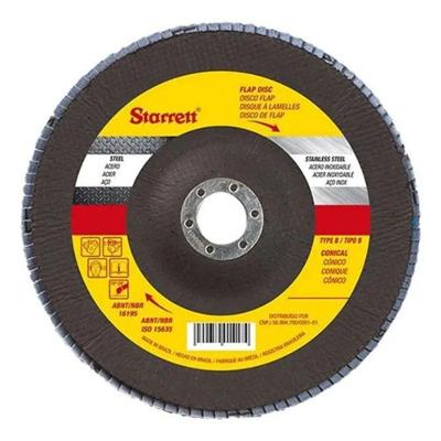Disco Flap Reto FDS115-40NF Desbaste e Acabamento Simultaneos 4.1-2 Starrett