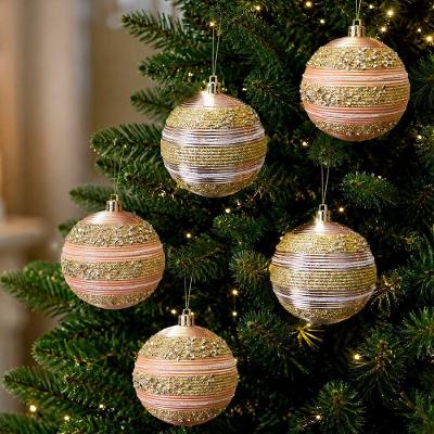 Bolas Natalinas para Decoração de Árvore de Natal Dourado Outras Marcas Kit com 24