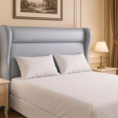 Cabeceira para Cama Box Queen Bono Lisa Madeira Maciça Revestimento Factor Off White Sallar Home