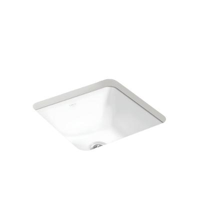 Cuba para Banheiro Vox Petit Quadrada Embutir Porcelana Vitrificada Branca Kohler Brasil