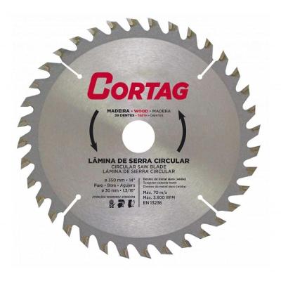 Serra Circular 60838 36 Dentes Widia para Madeira 350MM Cortag