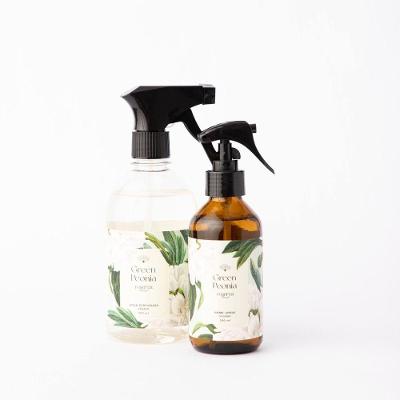 Kit Água Perfumada e Home Spray Green Peonia Tecidos e Ambientes 500ML 200ML Reserva Brasil
