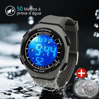 Relógio S917-13-1 Minimalista Preto Elegância Tudo em Caixa