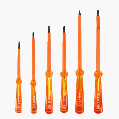 Jogo de Chaves de Fenda e Phillips Isoladas 1000V Cr V Ponta Imantada Famastil 6 Pcs