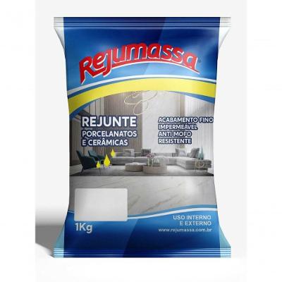 Rejumassa Rejunte para Porcelanato e Cerâmica Grafite 20x1kg para Pisos e Revestimentos