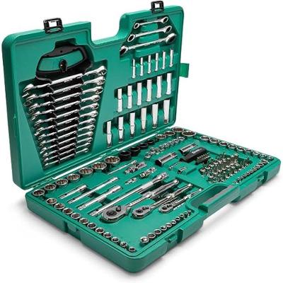Jogo de Ferramentas com Maleta Crv 150 Peças para Manutenção e Reparo Sata
