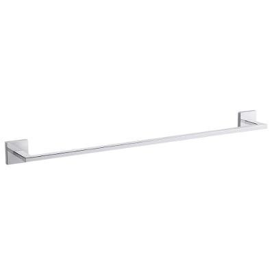 Porta Toalha Square 610mm Design Moderno Cromado Kohler Brasil 23285BR-CP