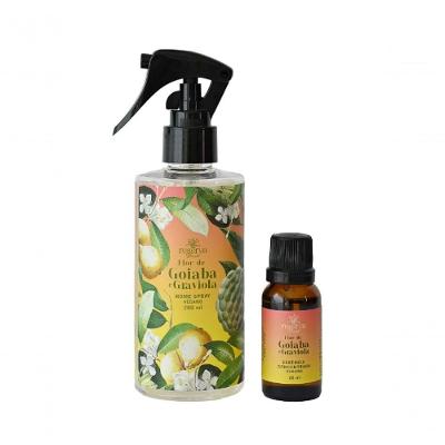 Reserva Brasil Kit Home Spray e Essência Concentrada Flor de Goiaba e Graviola 200ml e 20ml