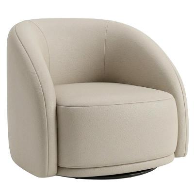 Poltrona Decorativa Joy Base Giratoria Courino Sala de Estar Milani Movelaria